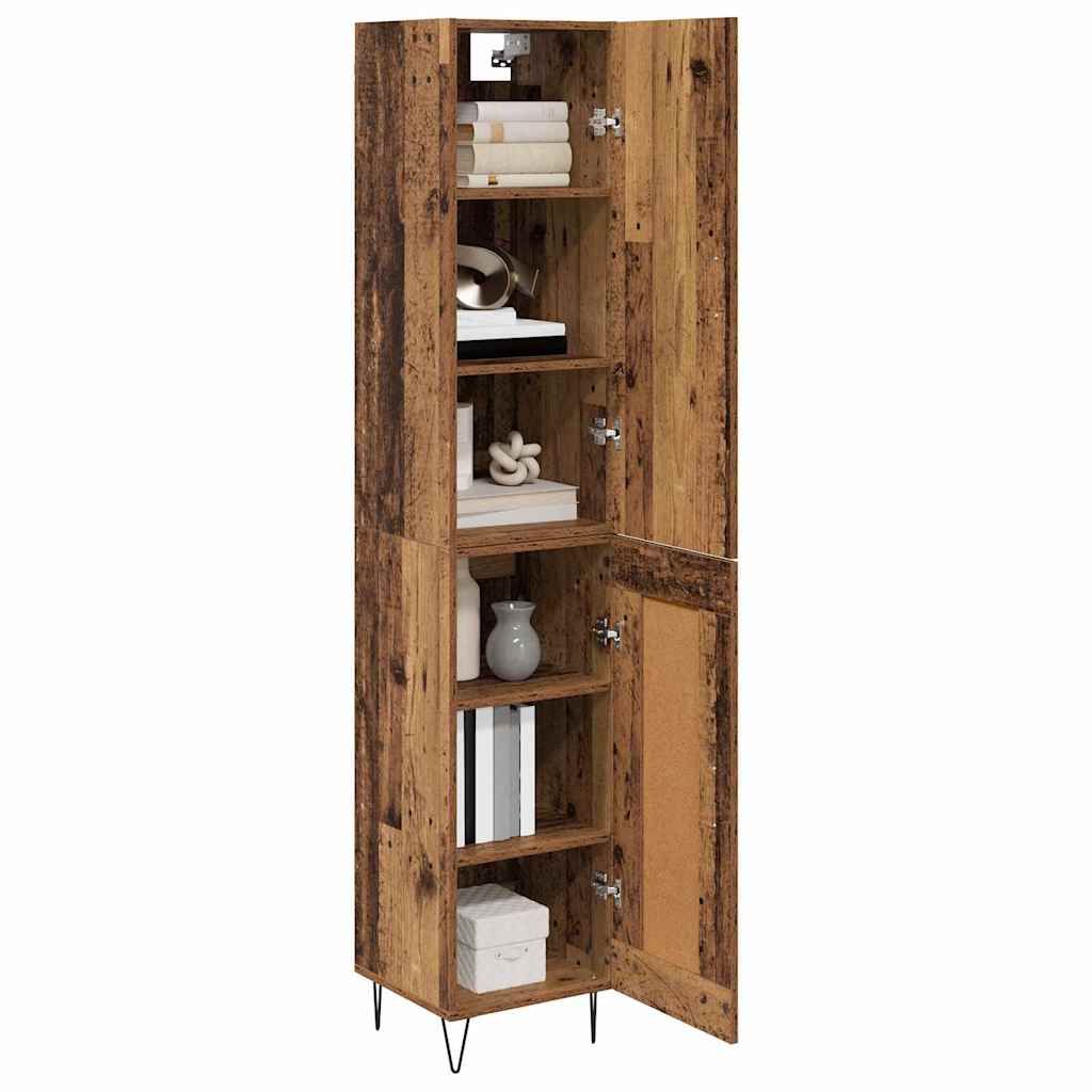 Highboard Staro drvo 34,5 x 34 x 90 cm Konstruirano drvo