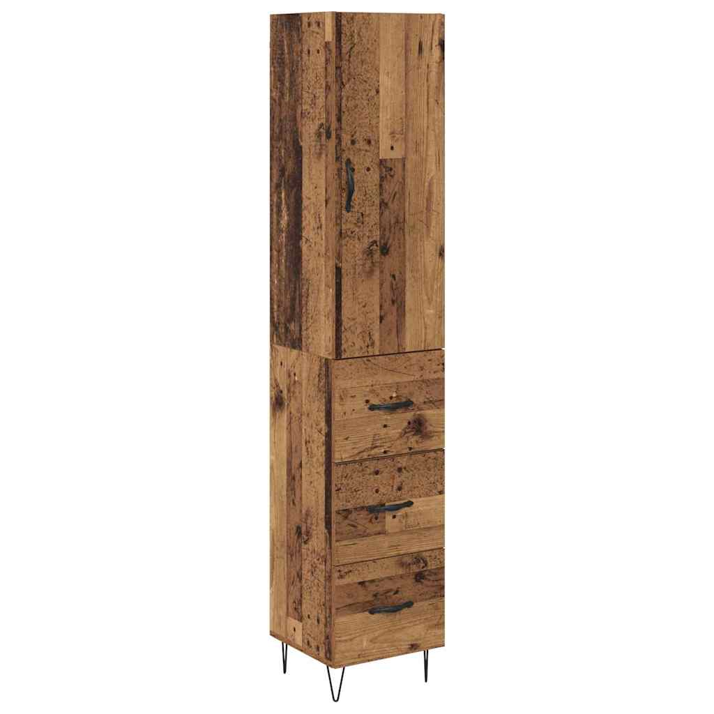 Highboard Staro drvo 34,5 x 34 x 90 cm Konstruirano drvo