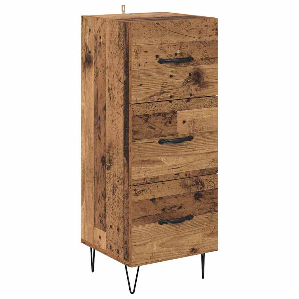 Highboard Staro drvo 34,5 x 34 x 90 cm Konstruirano drvo