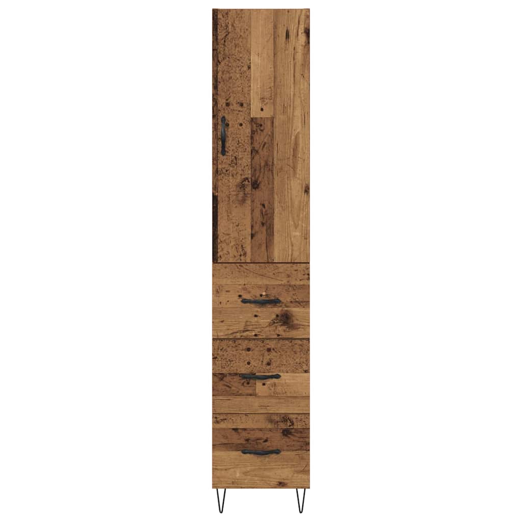 Highboard Staro drvo 34,5 x 34 x 90 cm Konstruirano drvo