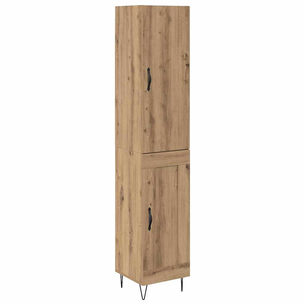 Highboard Umjetnički hrast 34,5 x 34 x 90 cm Konstruirano drvo
