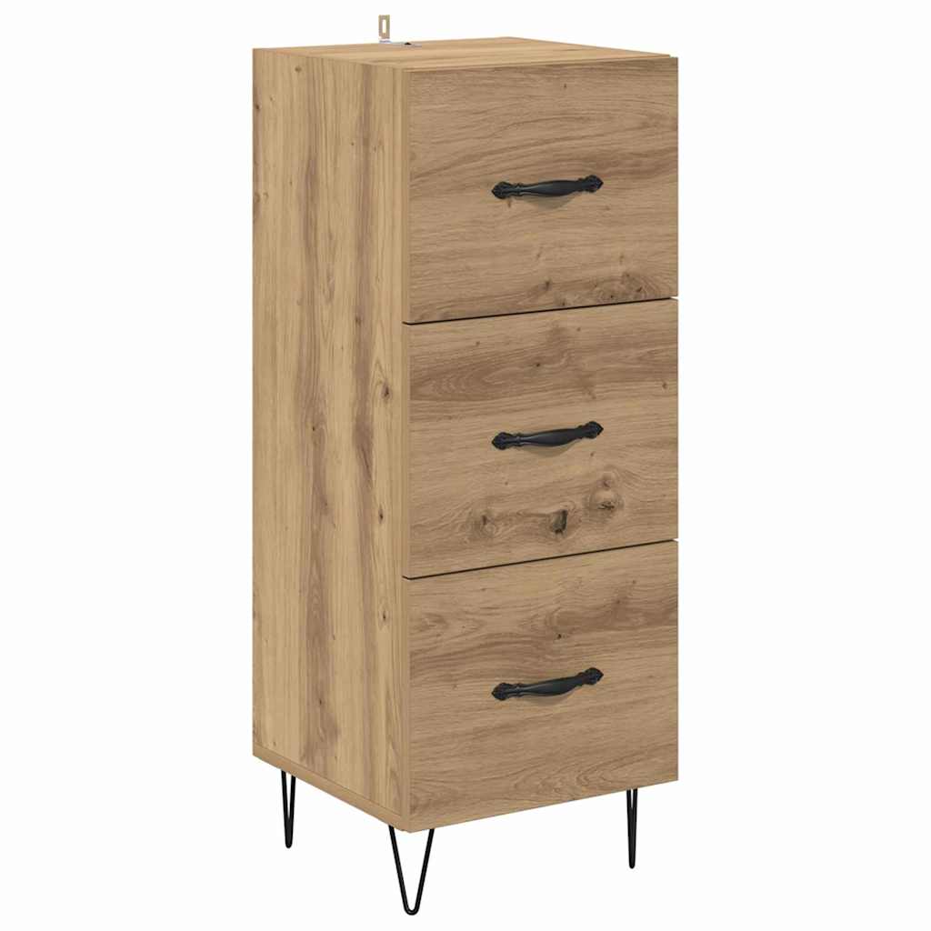 Highboard Umjetnički hrast 34,5 x 34 x 90 cm Konstruirano drvo