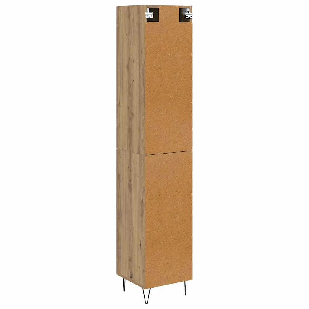 Highboard Umjetnički hrast 34,5 x 34 x 90 cm Konstruirano drvo