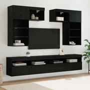 TV zidne jedinice 6 pcs 100 x 30 x 40 cm Umjetnički hrast
