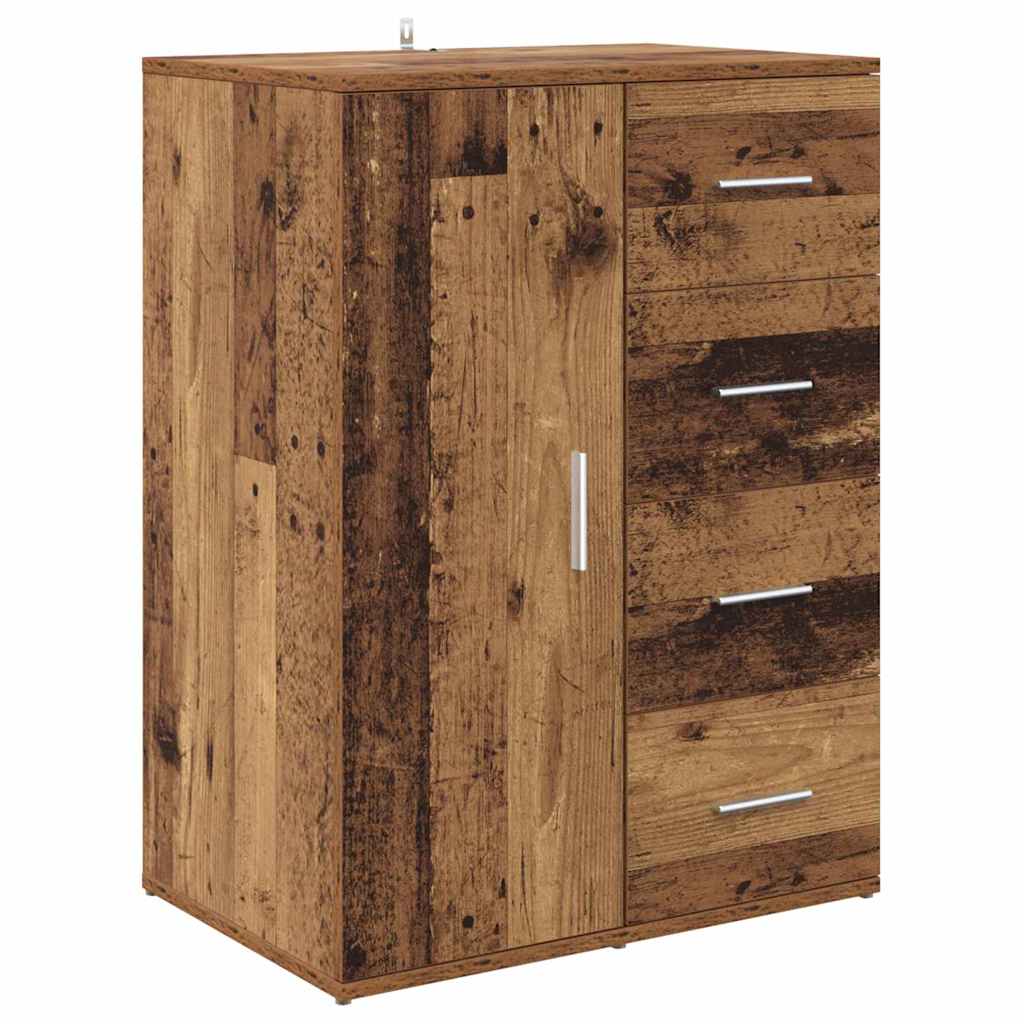 Komode s ladicama Corona 2 pcs Staro drvo 59 x 39 x 80 cm