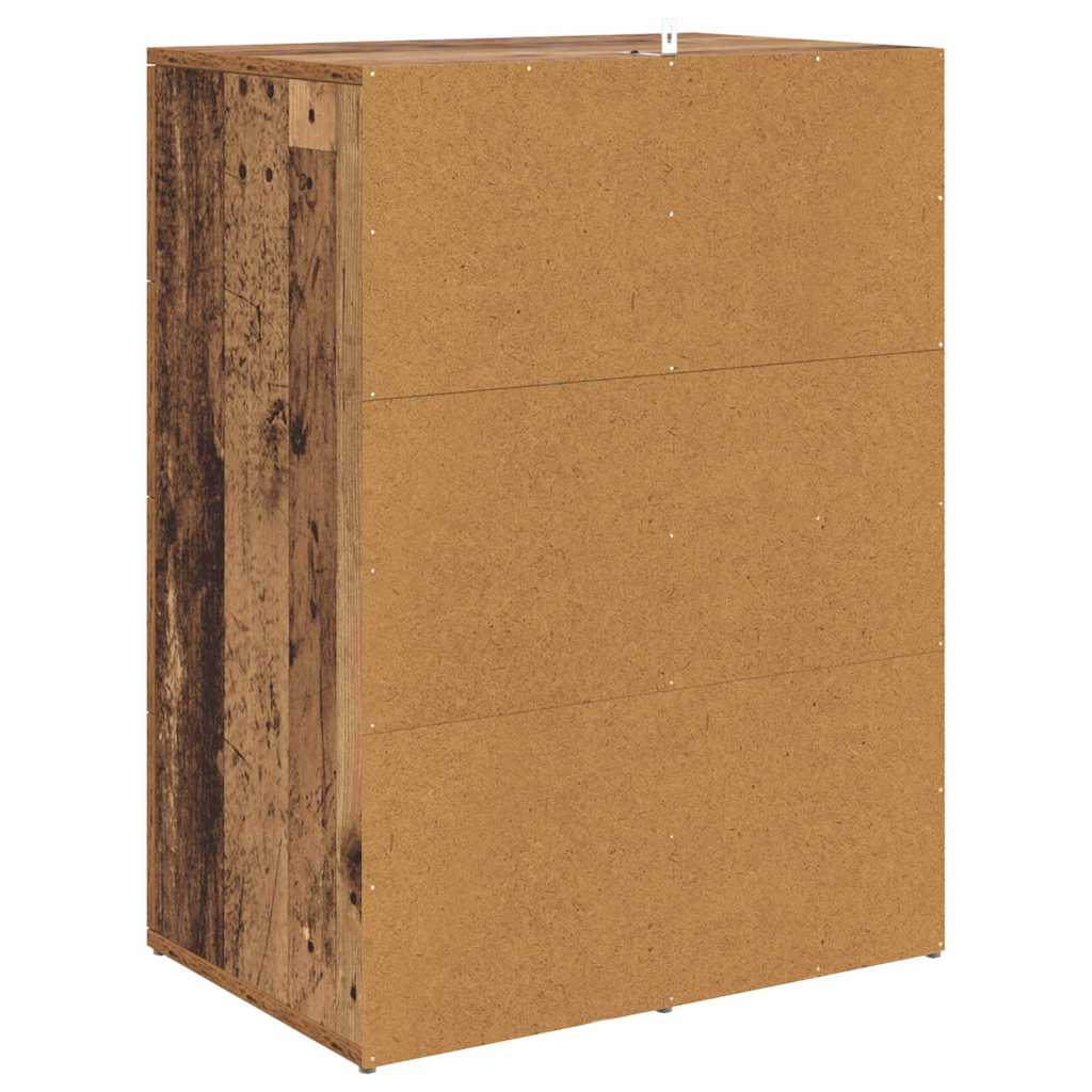 Komode s ladicama Corona 2 pcs Staro drvo 59 x 39 x 80 cm