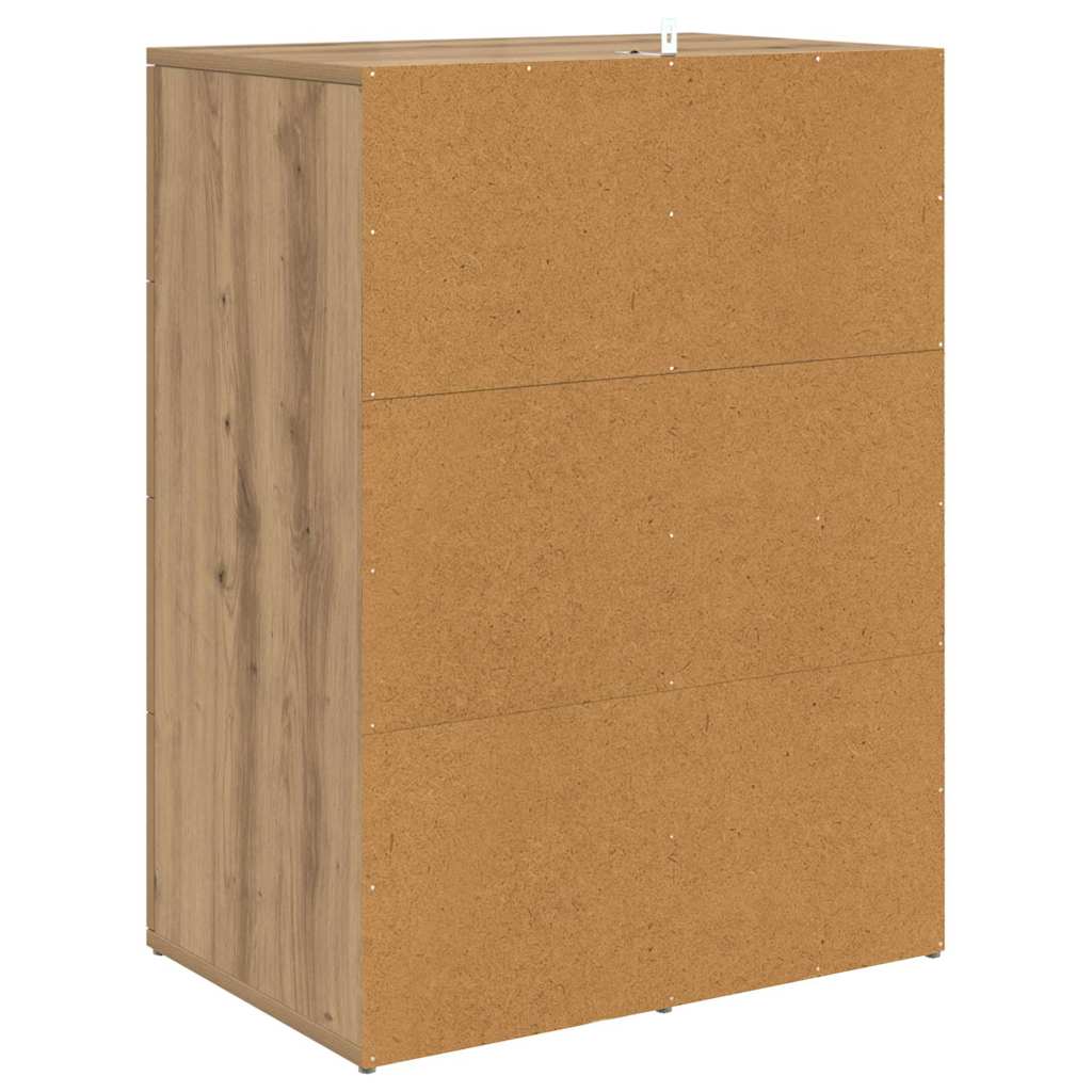 Komode s ladicama Corona 2 pcs Umjetnički hrast 59 x 39 x 80 cm