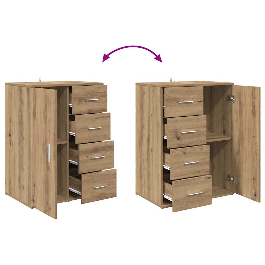 Komode s ladicama Corona 2 pcs Umjetnički hrast 59 x 39 x 80 cm