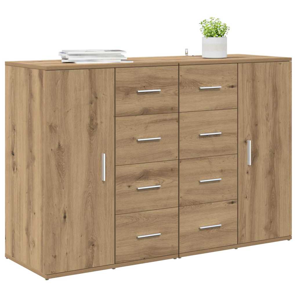 Komode s ladicama Corona 2 pcs Umjetnički hrast 59 x 39 x 80 cm