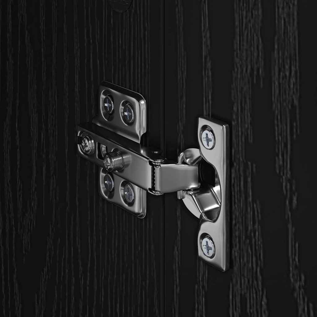 Komode s ladicama Corona 2 pcs Crni hrast 59 x 39 x 80 cm