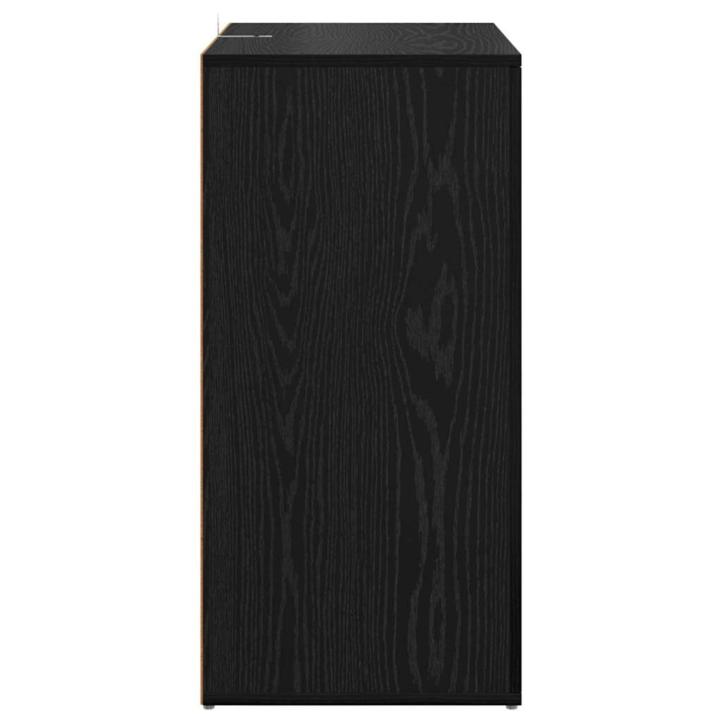 Komode s ladicama Corona 2 pcs Crni hrast 59 x 39 x 80 cm