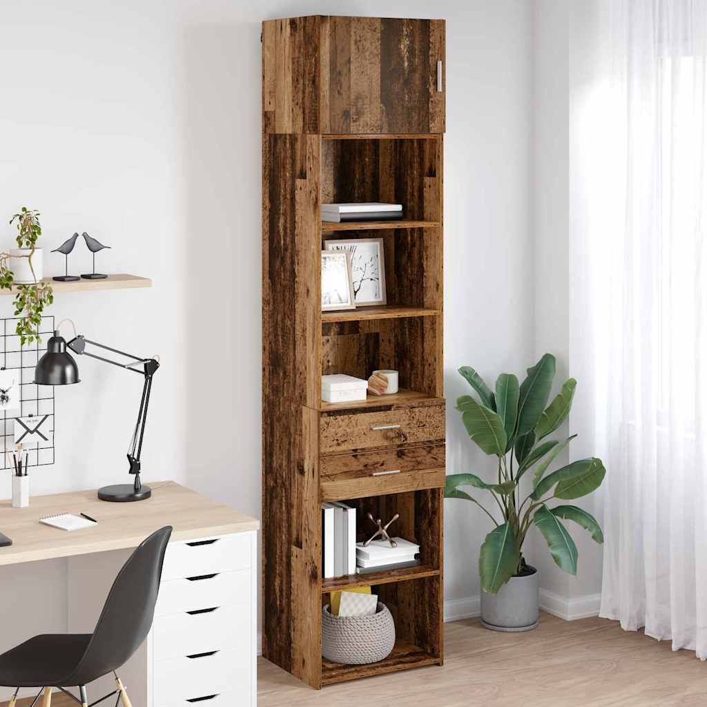 Highboard Zidne Staro drvo 50 x 42,5 x 225 cm Konstruirano drvo
