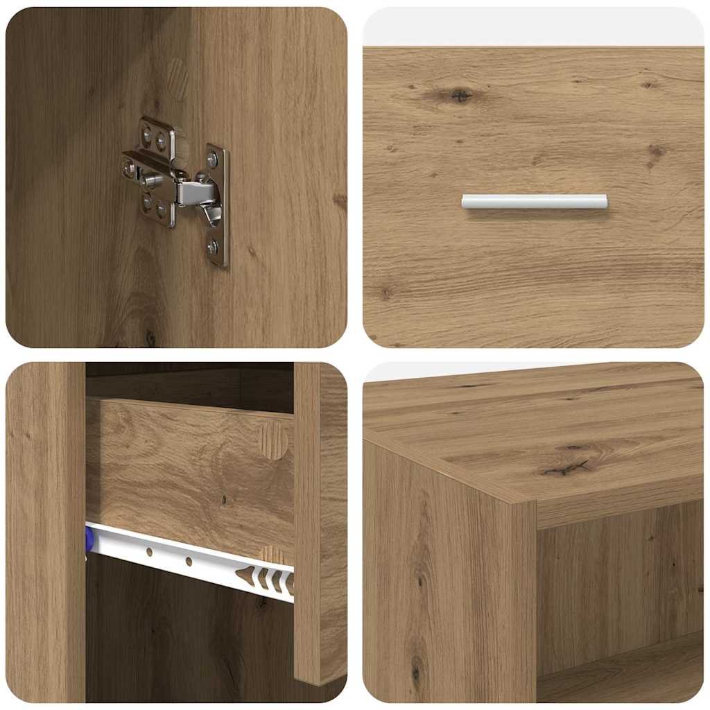 Highboard Umjetnički hrast 50 x 42,5 x 225 cm Konstruirano drvo