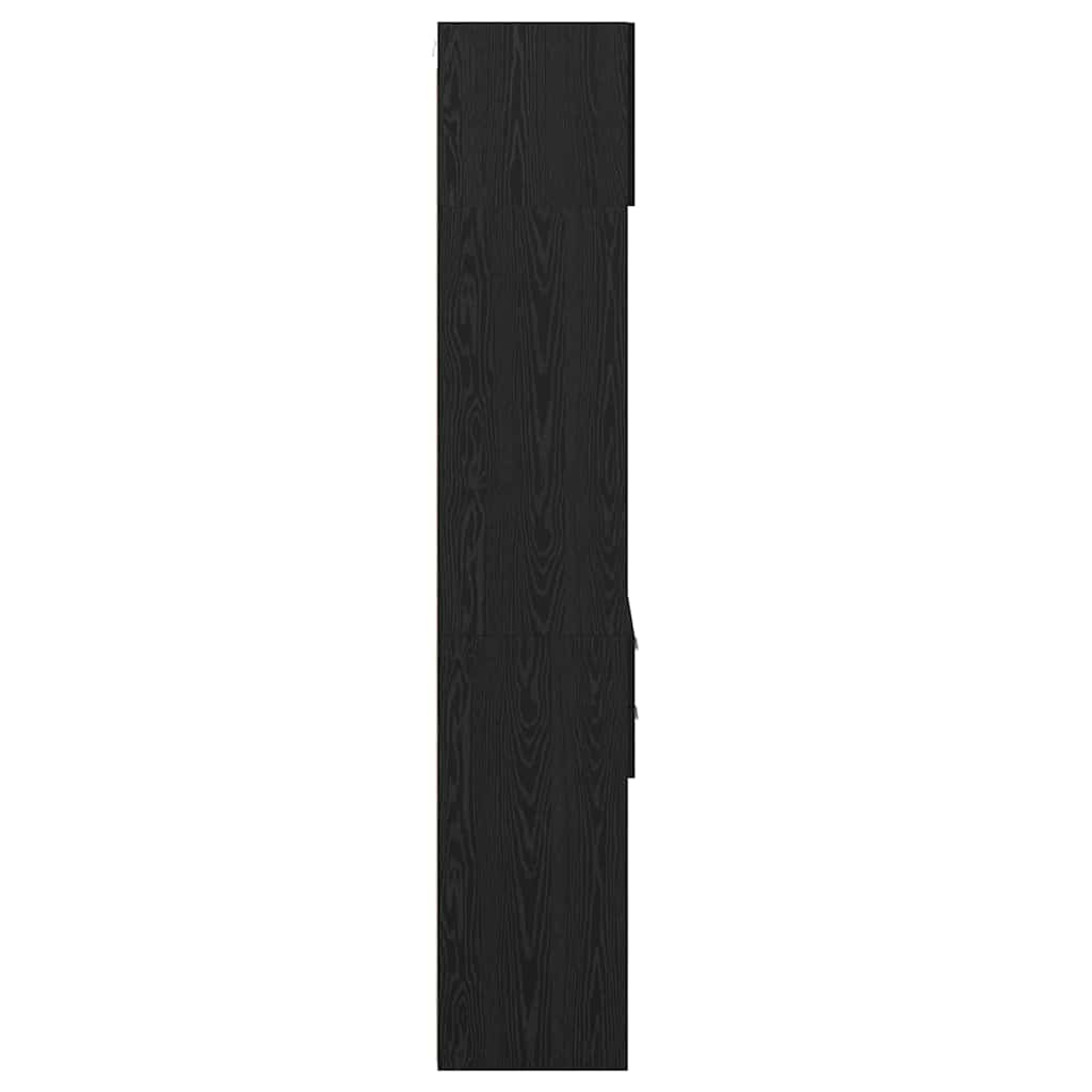 Highboard Zidne Crni hrast 50 x 42,5 x 225 cm Konstruirano drvo