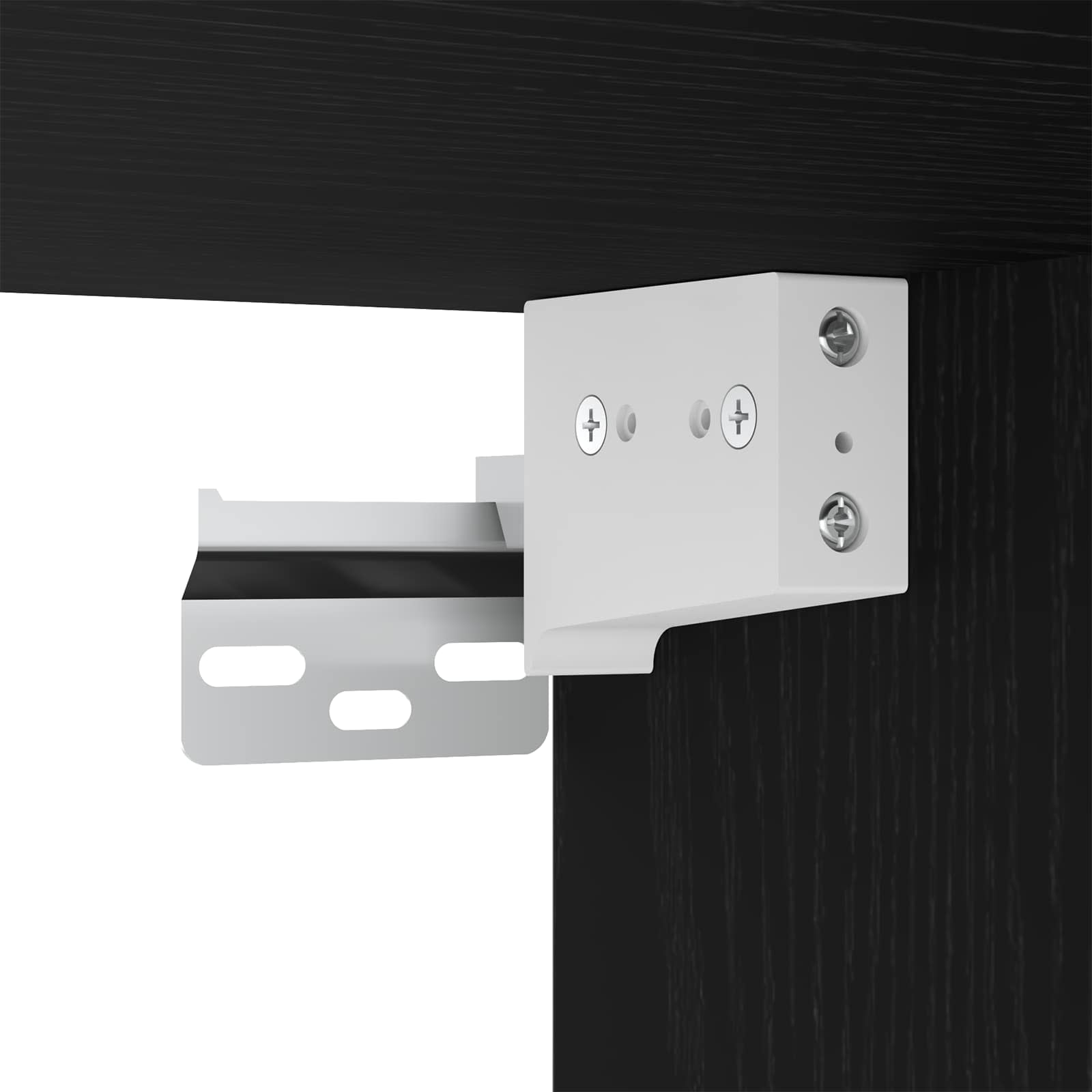 TV zidni ormari Zidne 4 pcs Crni hrast Konstruirano drvo