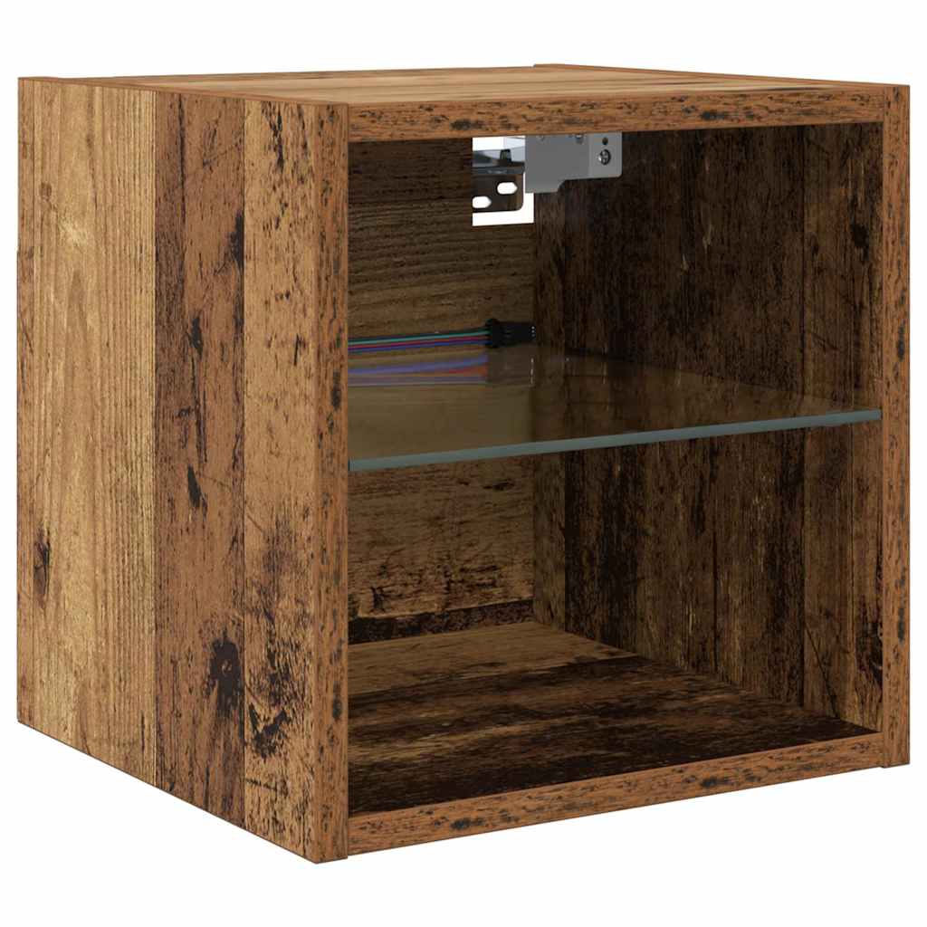 TV zidne jedinice 8 pcs Staro drvo Konstruirano drvo