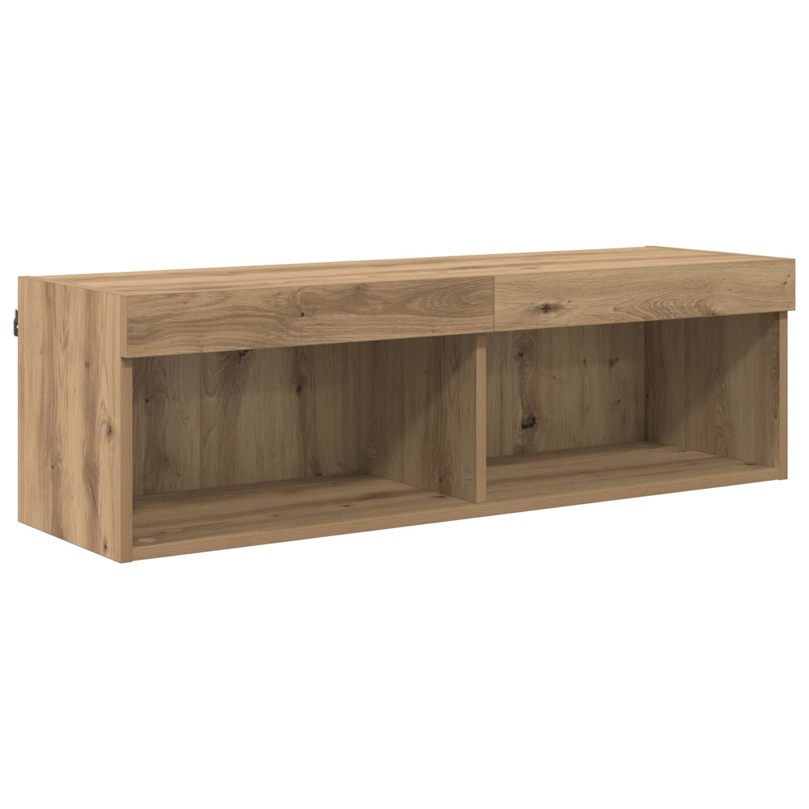 Set zidnog ormarića za TV Zidne 5 pcs Umjetnički hrast