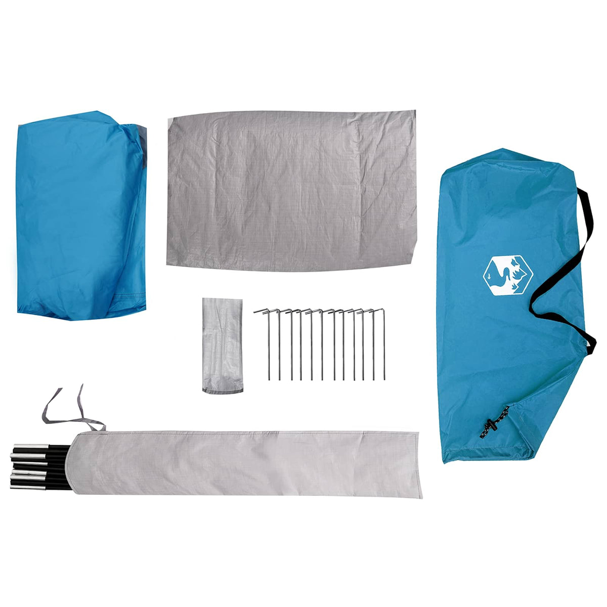 Šator za planinarenje Plava 222 x 85 x 125 cm