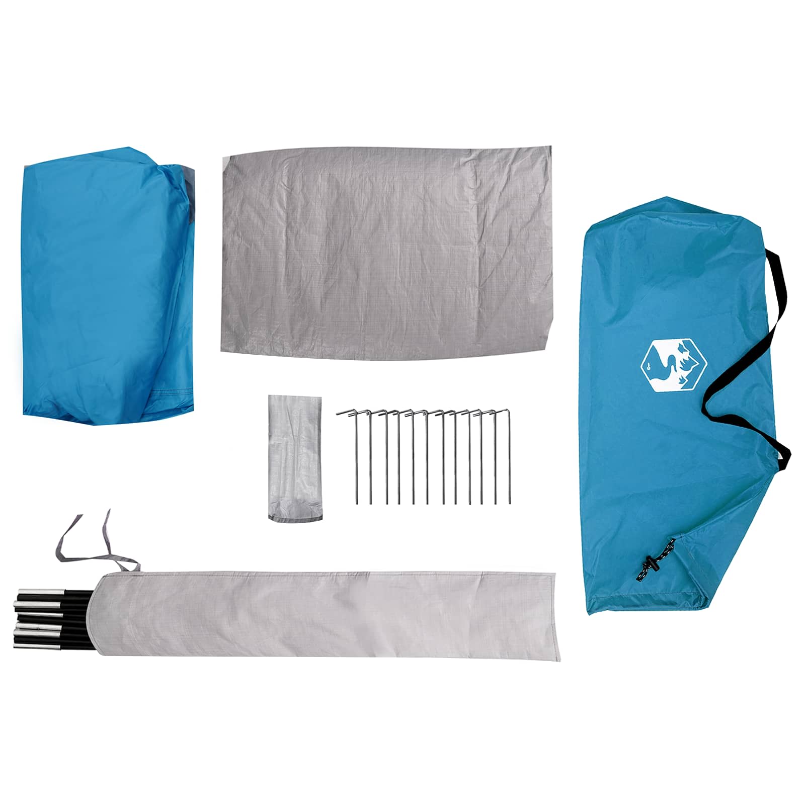 Šator za planinarenje Plava 222 x 85 x 125 cm