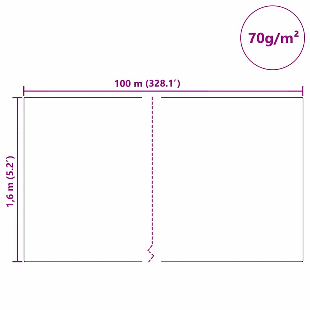Flis za zaštitu biljaka od mraza Zelena 100 x 1,6 m