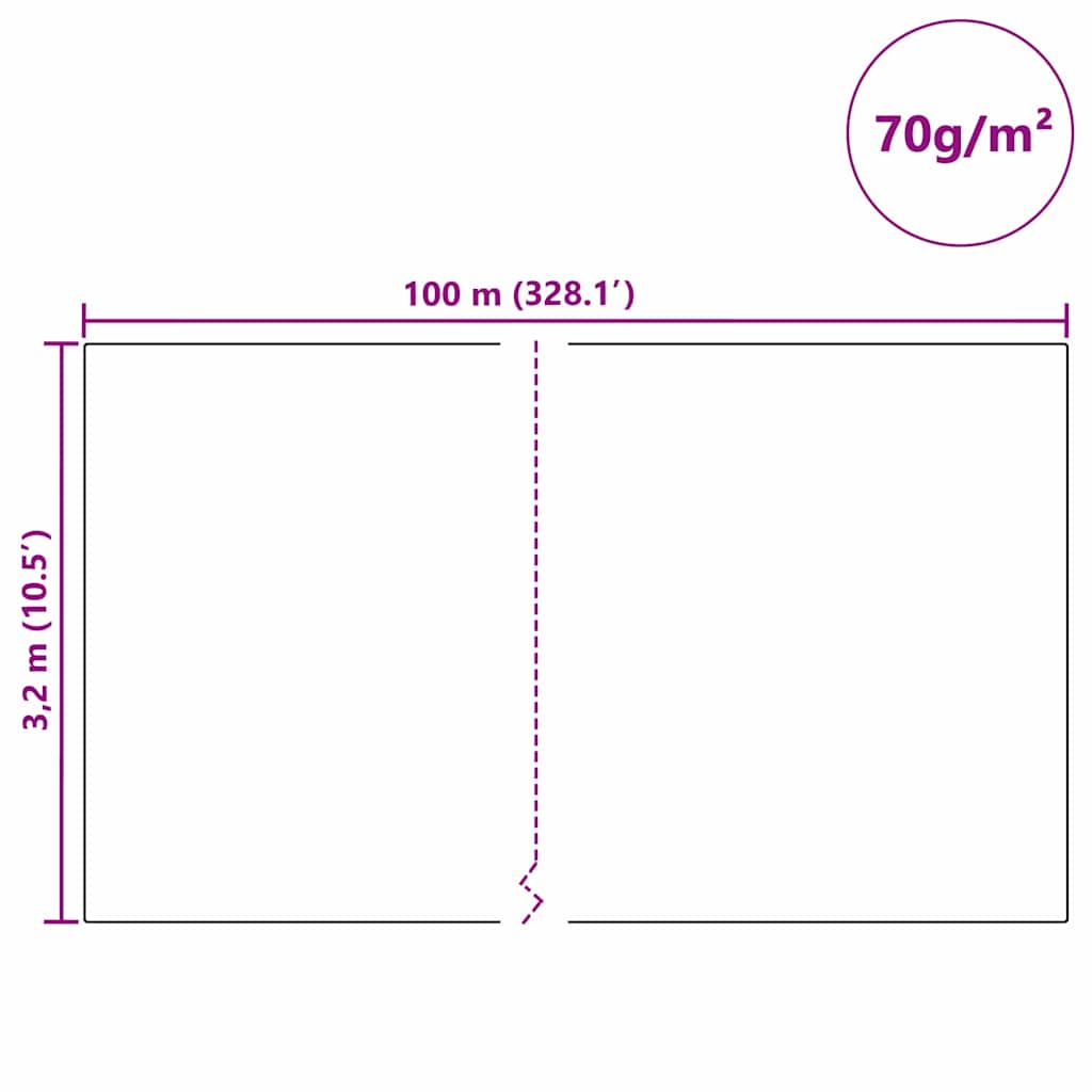Flis za zaštitu biljaka od mraza Zelena 100 x 3,2 m