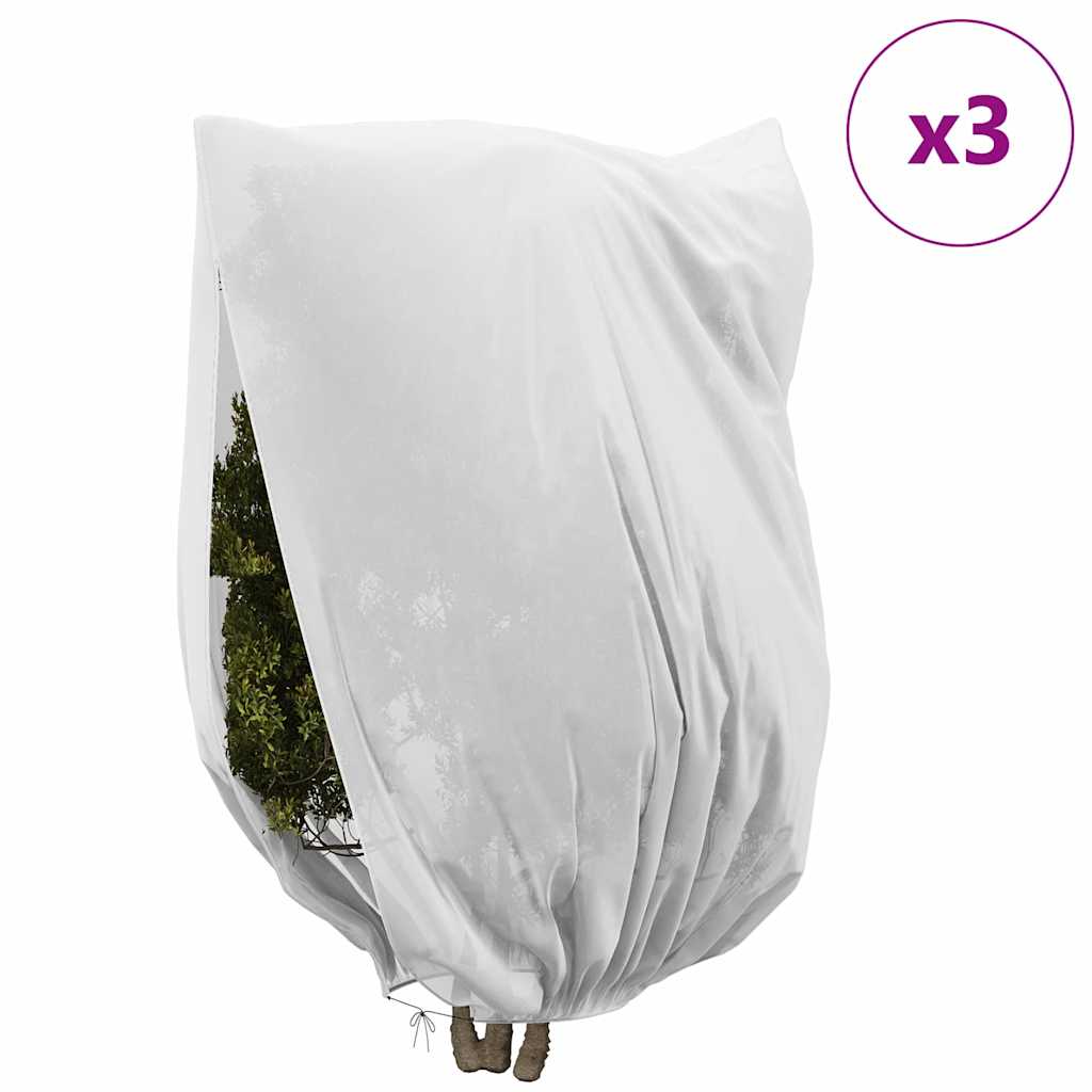 Pokrijte biljke od mraza flis pokrivačem 3 pcs Bijelo 2,4 x 2 m