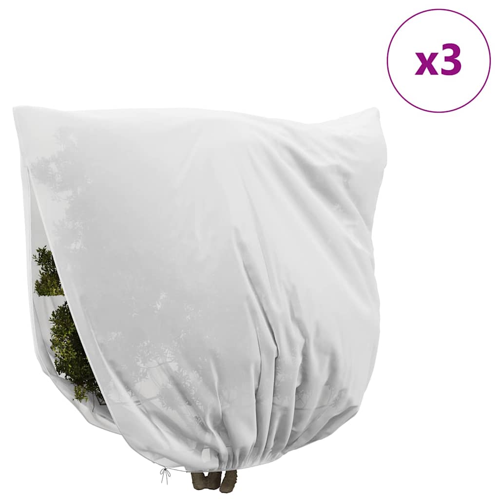Pokrijte biljke od mraza flis pokrivačem 3 pcs Bijelo
