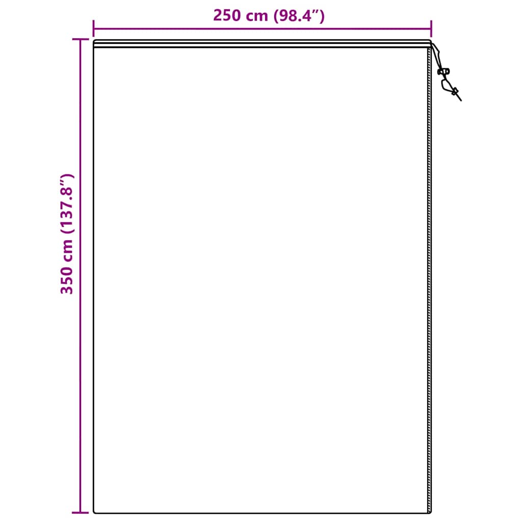 Pokrijte biljke od mraza flis pokrivačem Bež 3,5 x 2,5 m