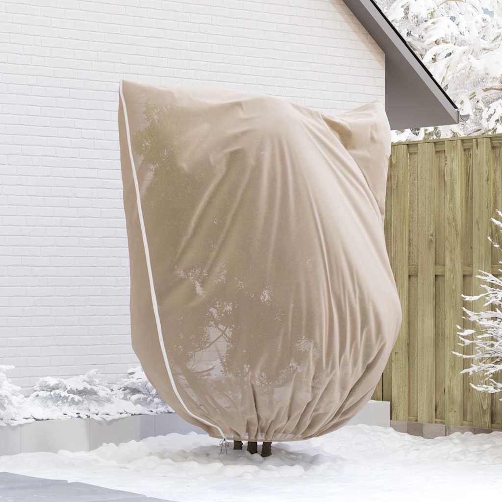 Pokrijte biljke od mraza flis pokrivačem 3 pcs Bež 2,4 x 2 m