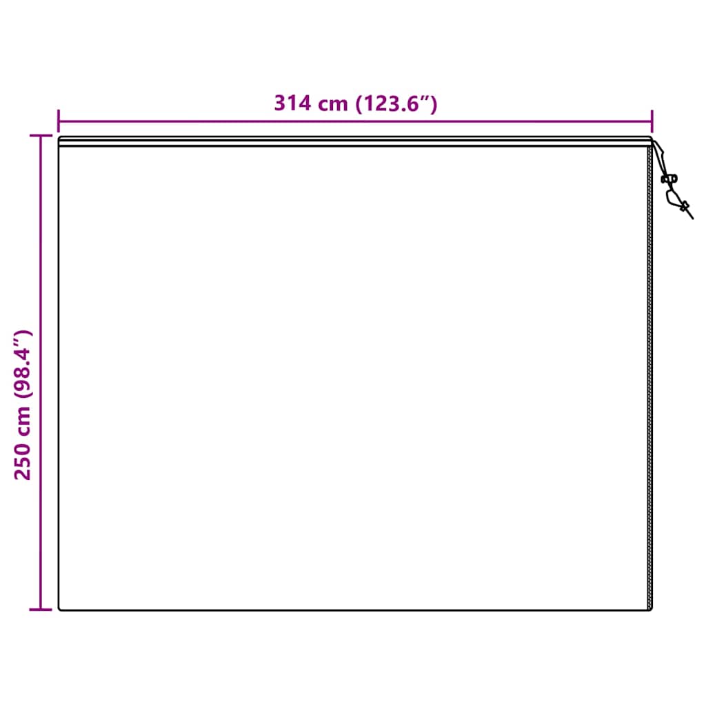 Pokrijte biljke od mraza flis pokrivačem 3 pcs Bež 2,5 x 3,14 m