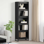 Ormarić za knjige 2 pcs Crni hrast 60 x 30 x 189,5 cm