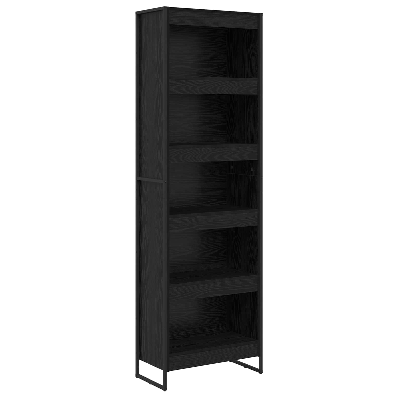 Ormarić za knjige 2 pcs Crni hrast 60 x 30 x 189,5 cm
