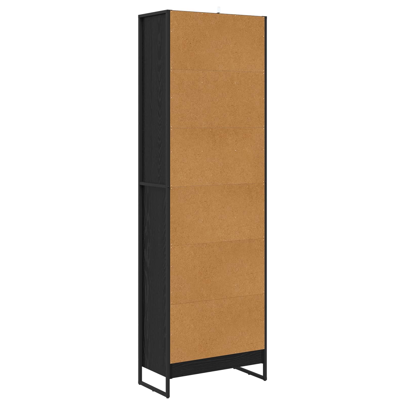 Ormarić za knjige 2 pcs Crni hrast 60 x 30 x 189,5 cm