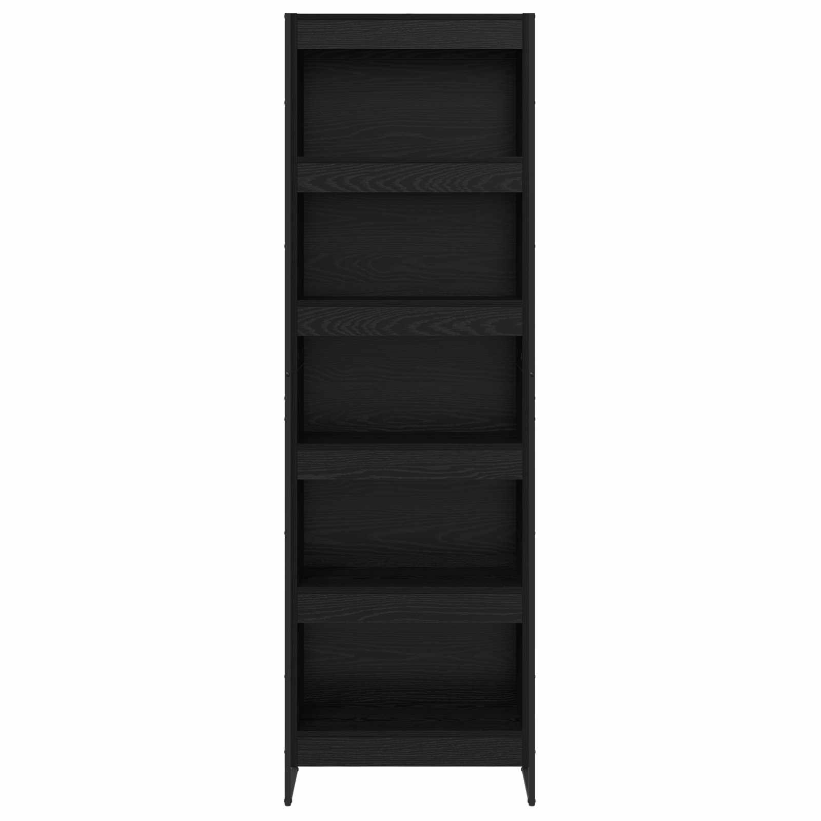 Ormarić za knjige 2 pcs Crni hrast 60 x 30 x 189,5 cm