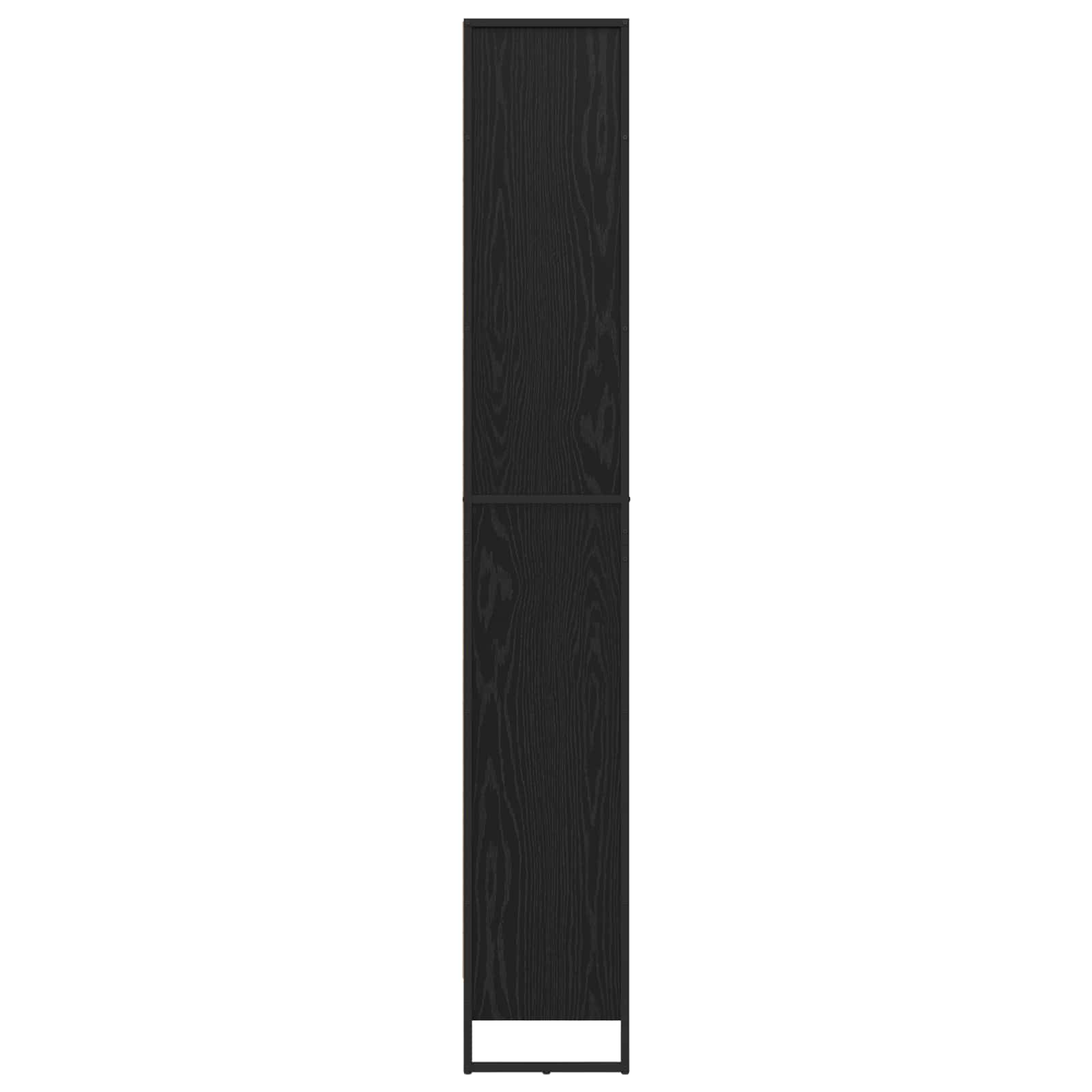 Ormarić za knjige 2 pcs Crni hrast 60 x 30 x 189,5 cm