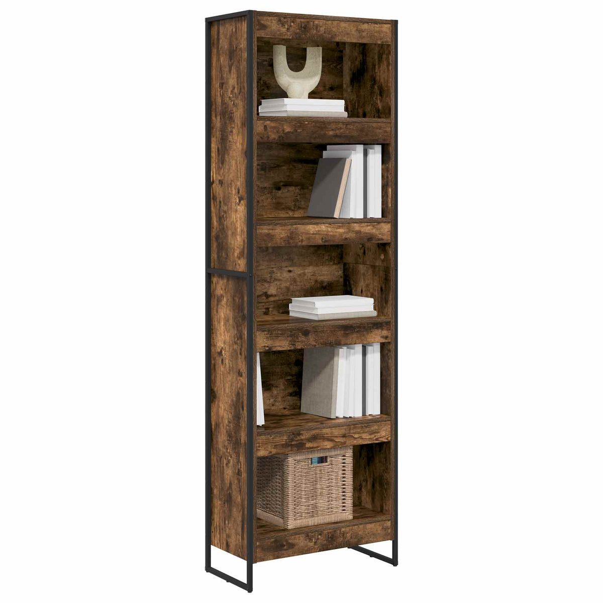 Ormarić za knjige 2 pcs Dimni hrast 60 x 30 x 189,5 cm