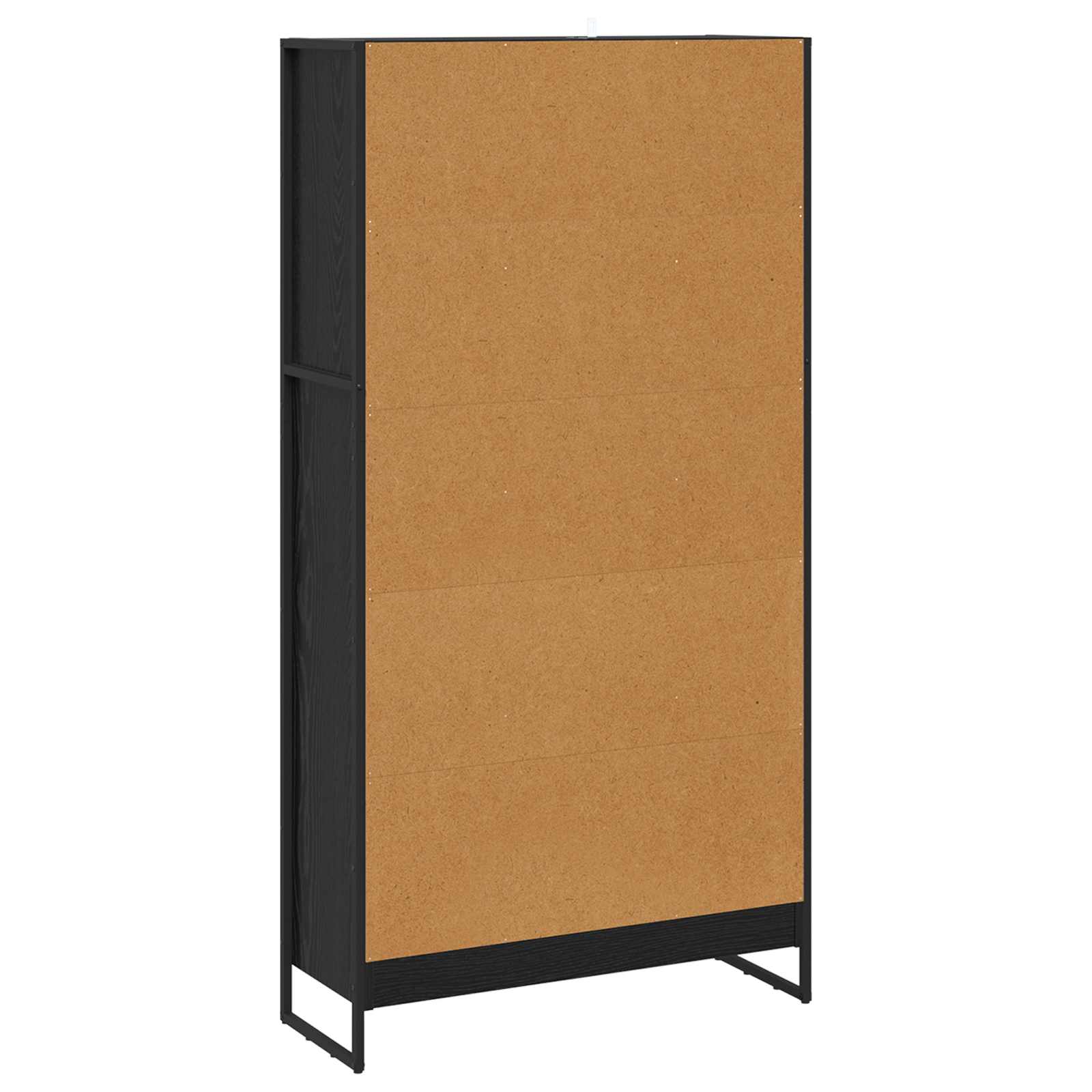 Ormarić za knjige 2 pcs Crni hrast 80 x 30 x 155 cm