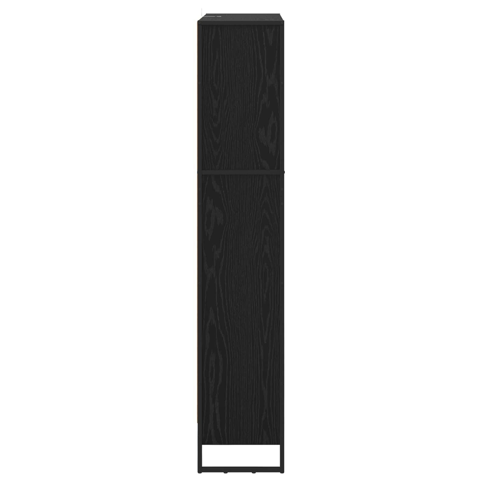 Ormarić za knjige 2 pcs Crni hrast 80 x 30 x 155 cm