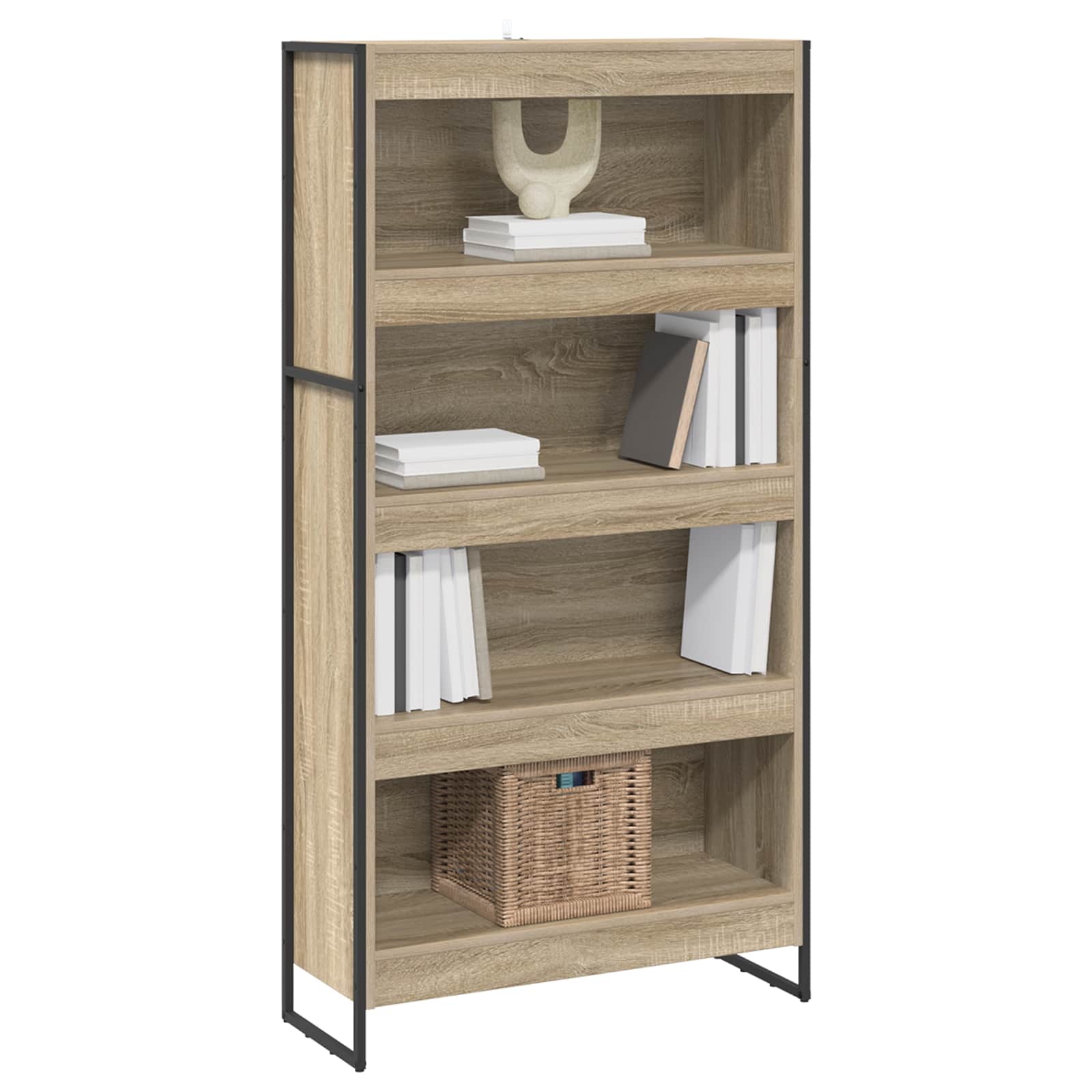 Ormarić za knjige 2 pcs Sonoma 80 x 30 x 155 cm