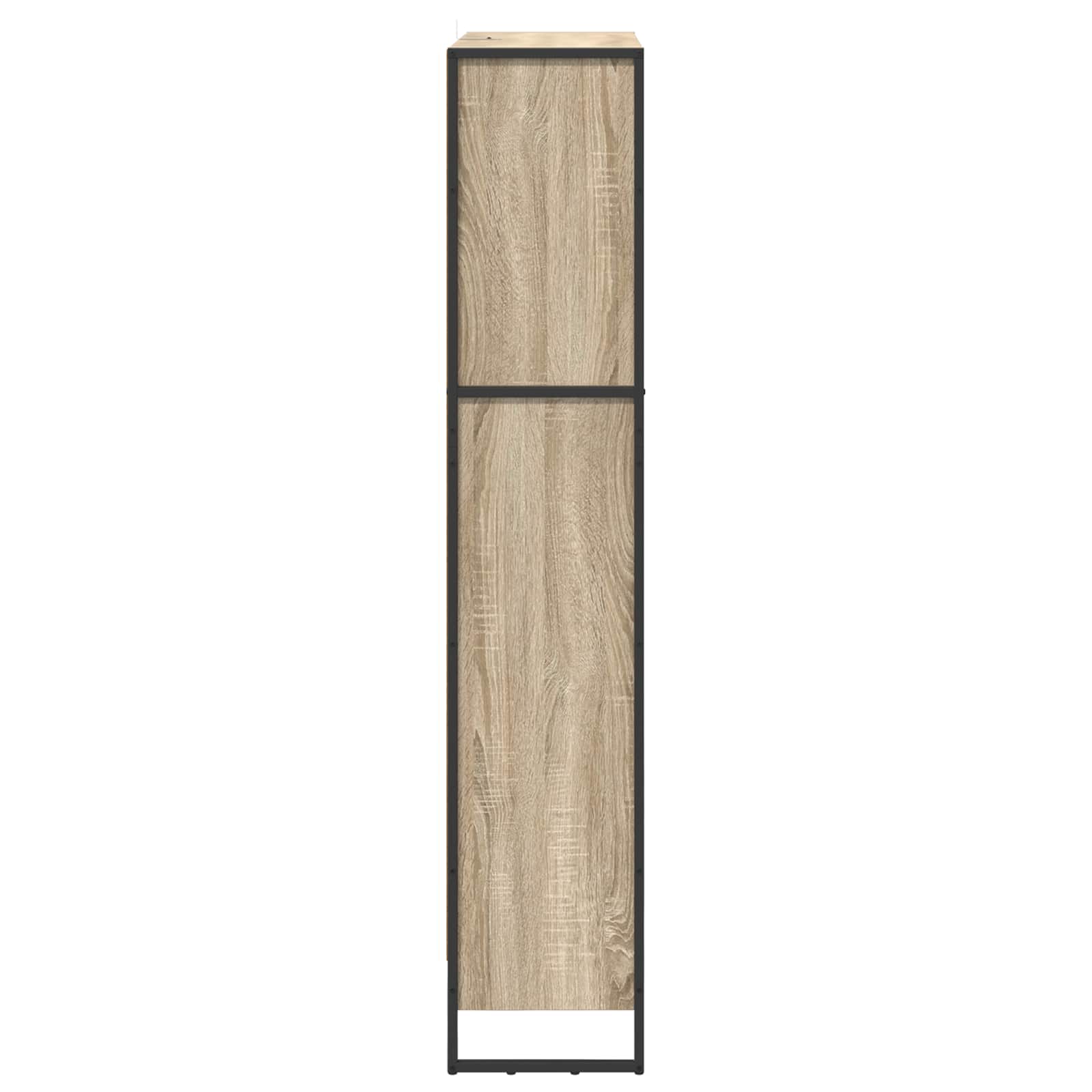 Ormarić za knjige 2 pcs Sonoma 80 x 30 x 155 cm