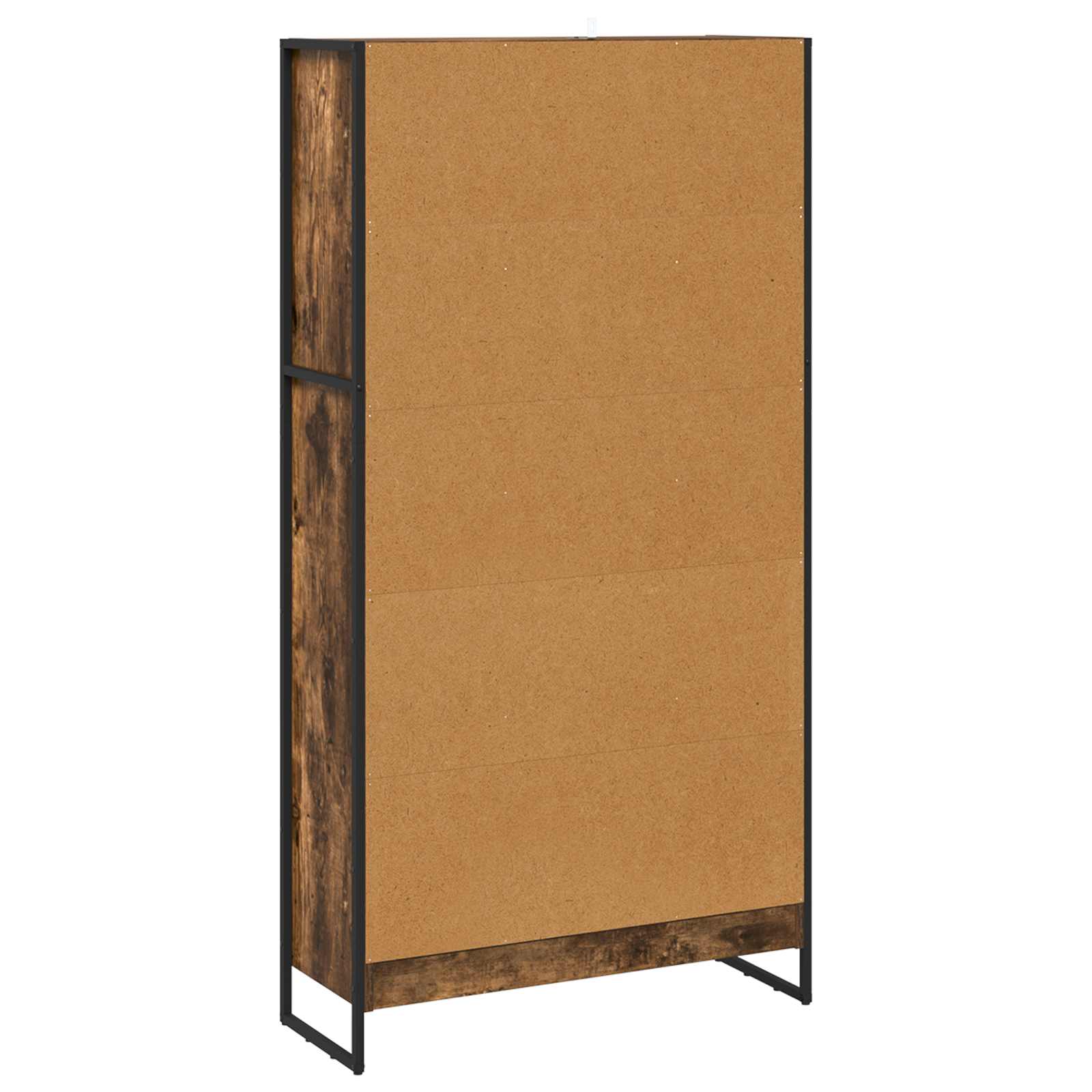 Ormarić za knjige 2 pcs Dimni hrast 80 x 30 x 155 cm