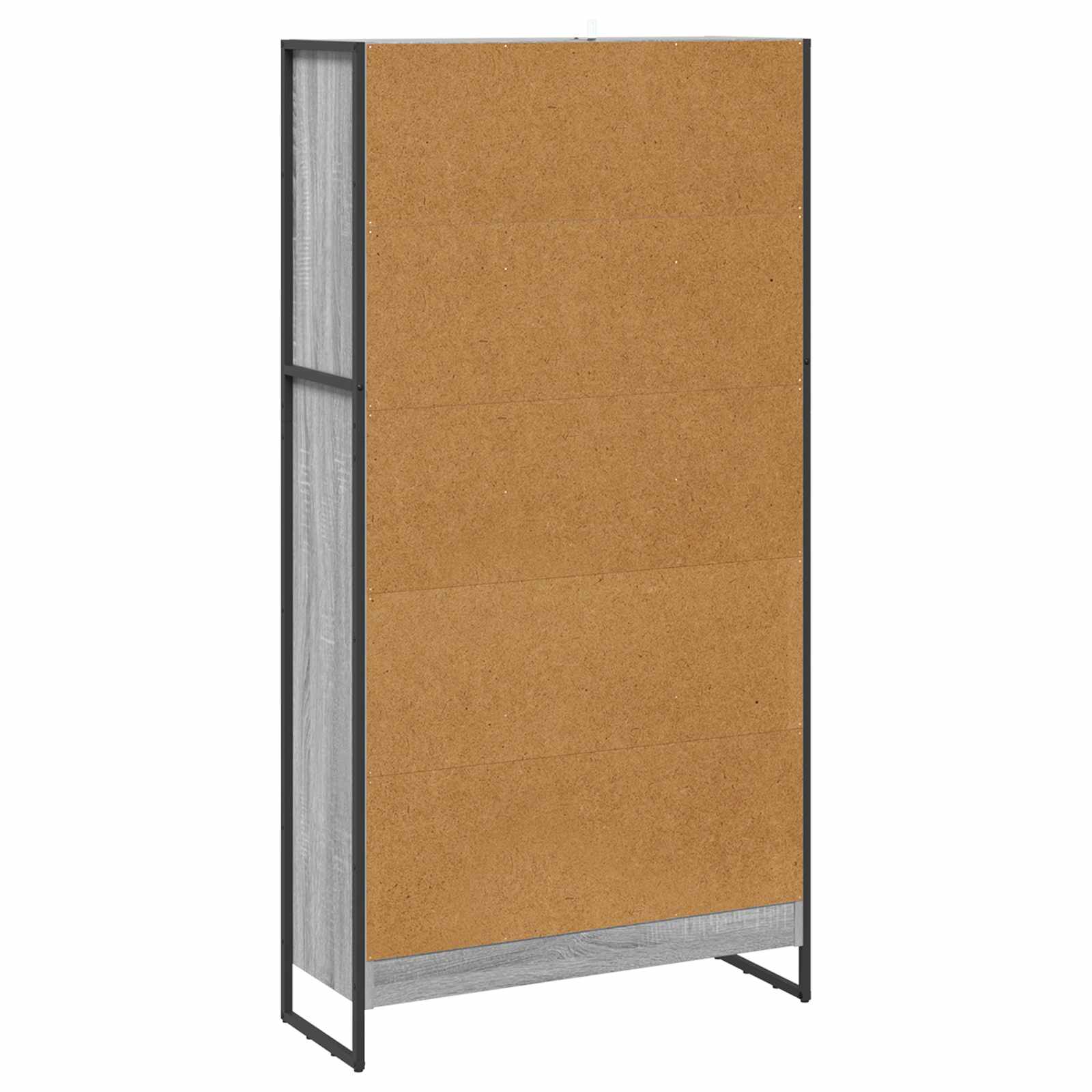 Ormarić za knjige 2 pcs Siva Sonoma 80 x 30 x 155 cm