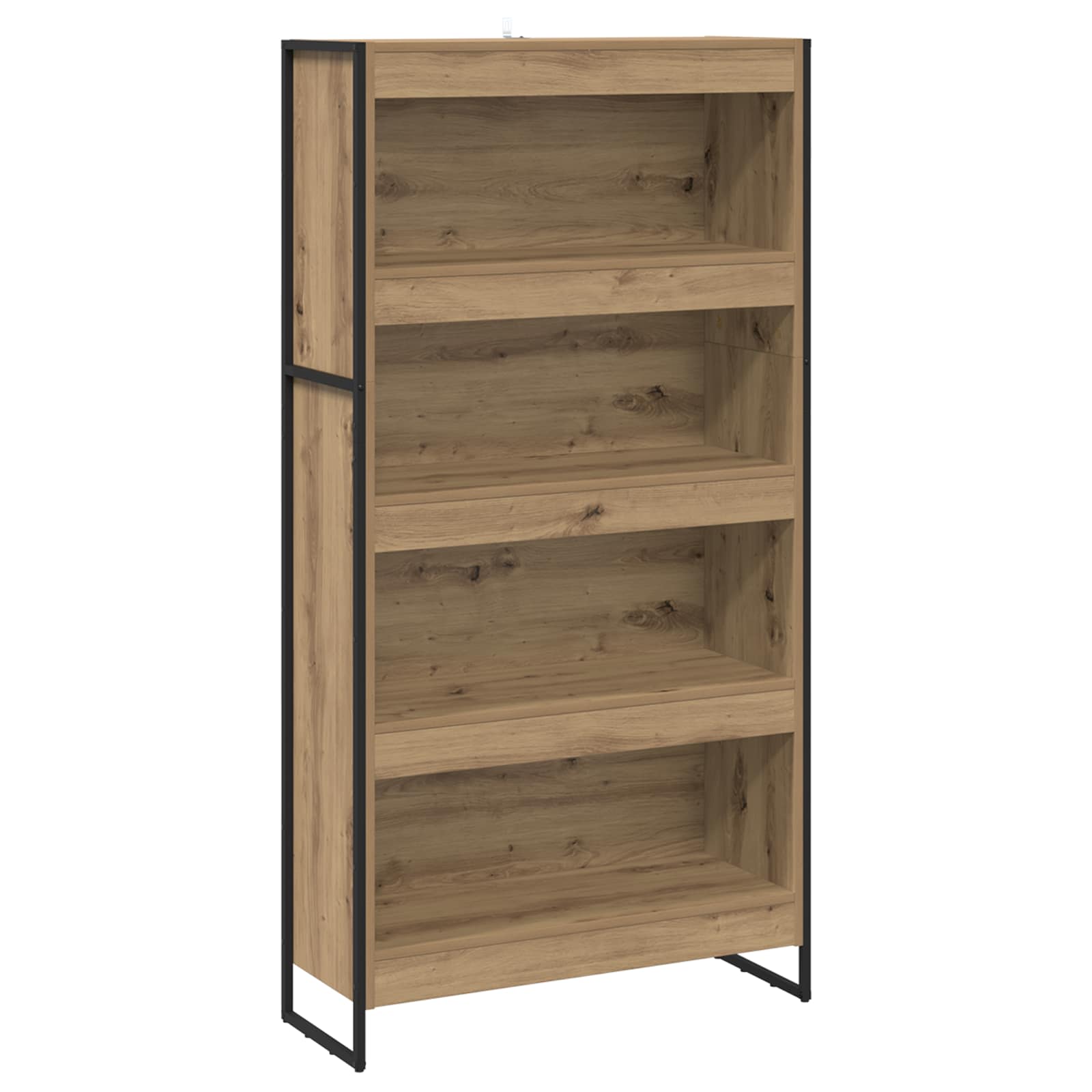 Ormarić za knjige 2 pcs Umjetnička hrastovina 80 x 30 x 155 cm