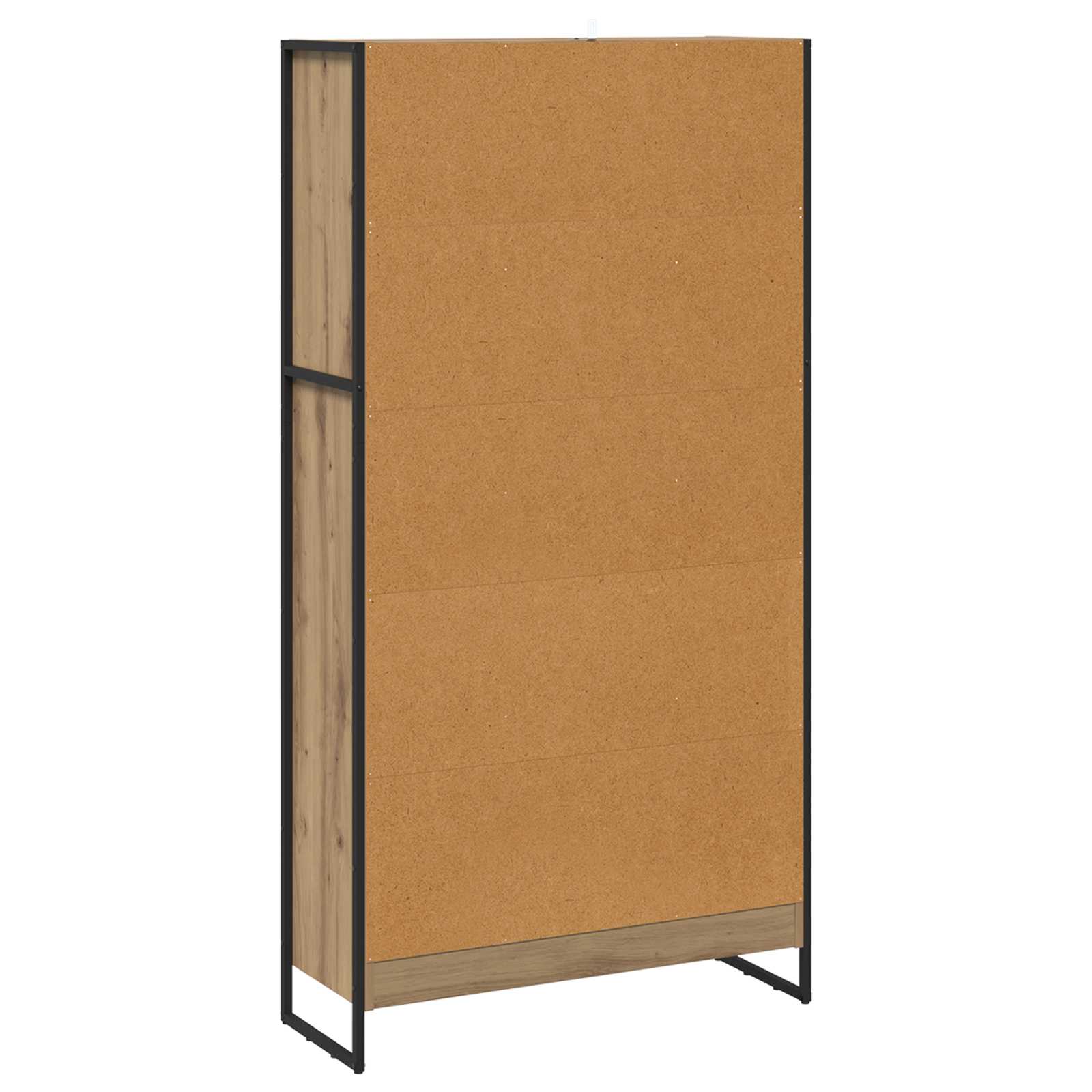 Ormarić za knjige 2 pcs Umjetnička hrastovina 80 x 30 x 155 cm