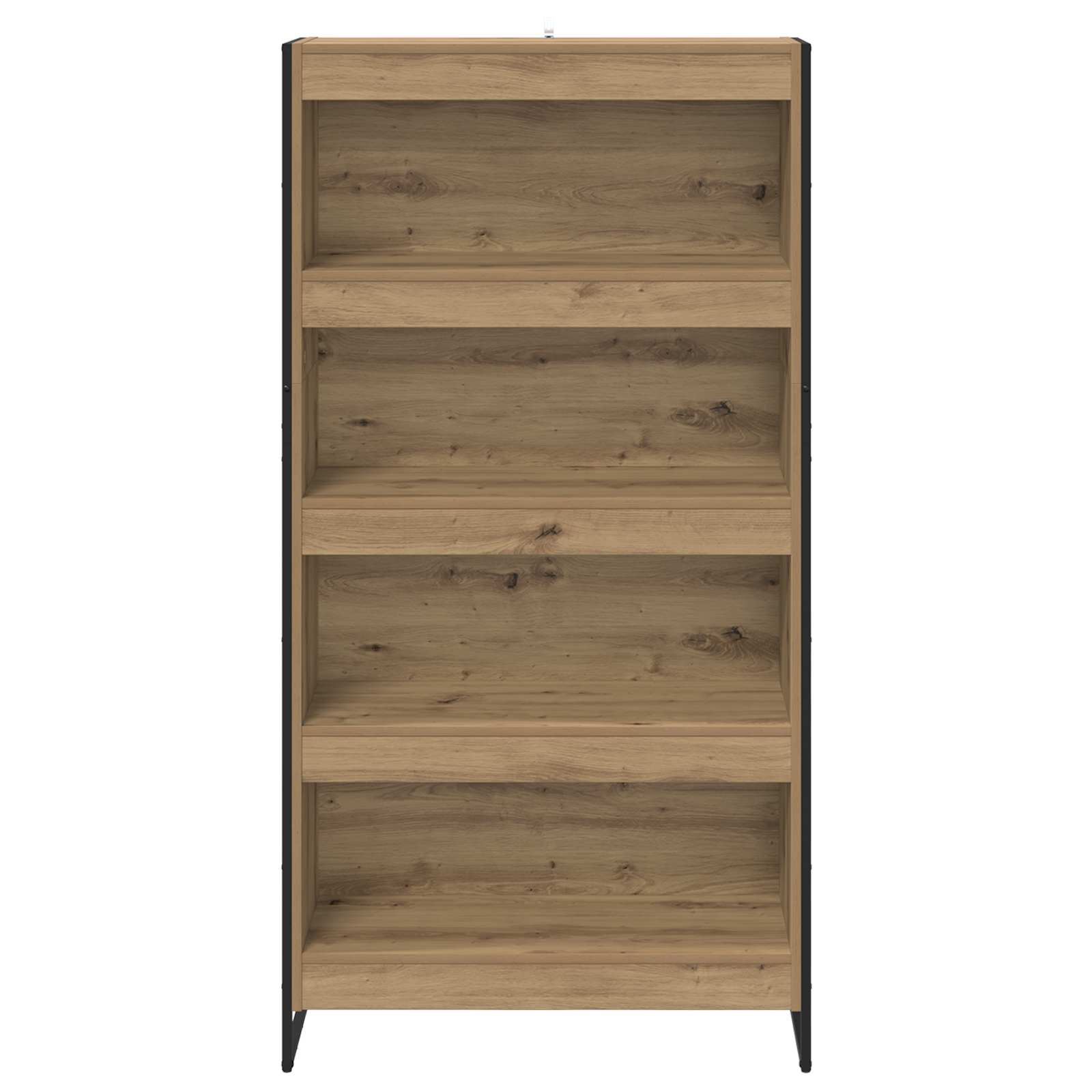 Ormarić za knjige 2 pcs Umjetnička hrastovina 80 x 30 x 155 cm