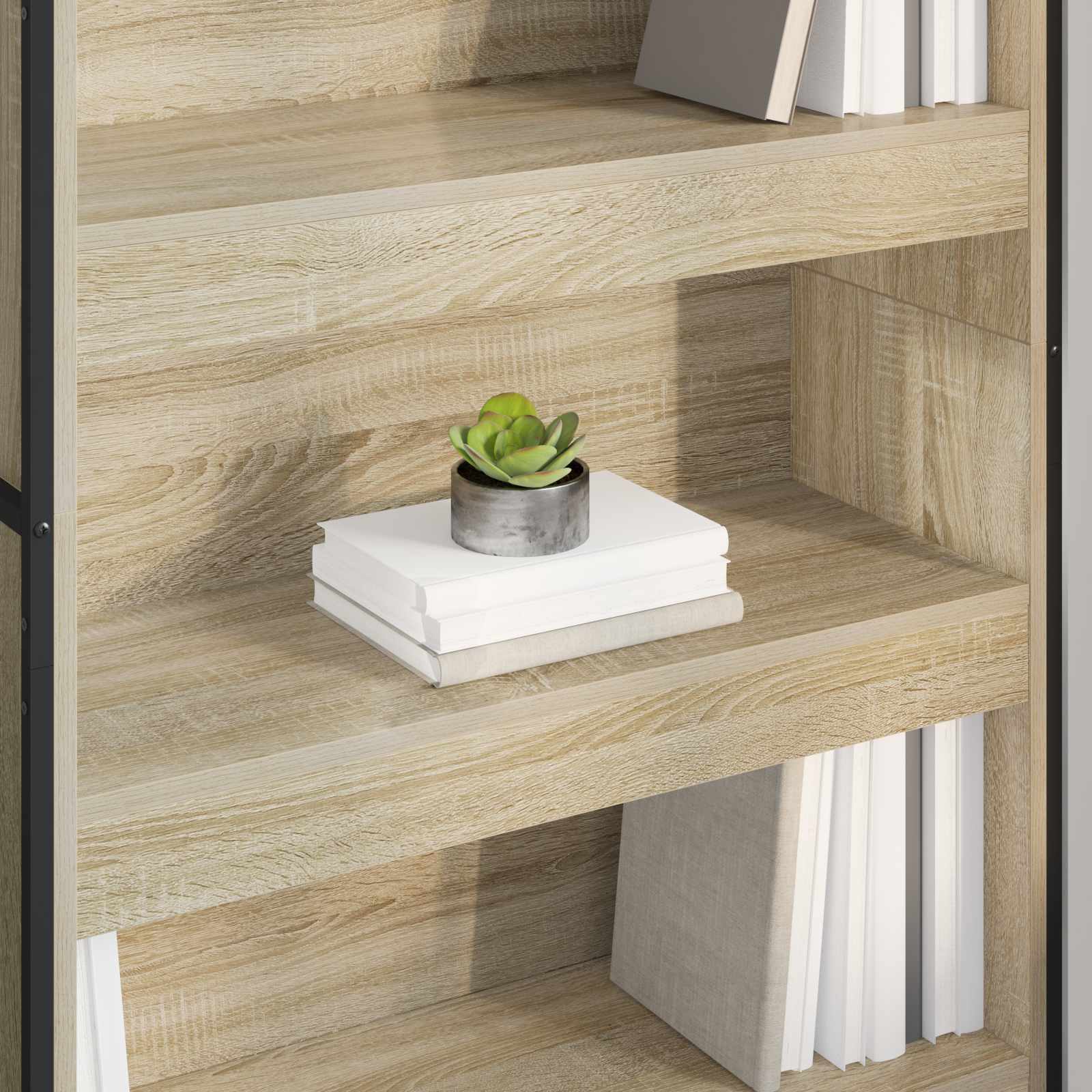 Ormarić za knjige 2 pcs Sonoma 80 x 30 x 189,5 cm