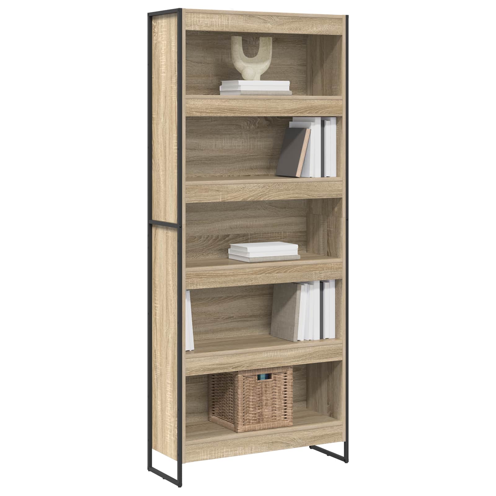 Ormarić za knjige 2 pcs Sonoma 80 x 30 x 189,5 cm
