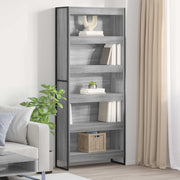 Ormarić za knjige 2 pcs Siva Sonoma 80 x 30 x 189,5 cm