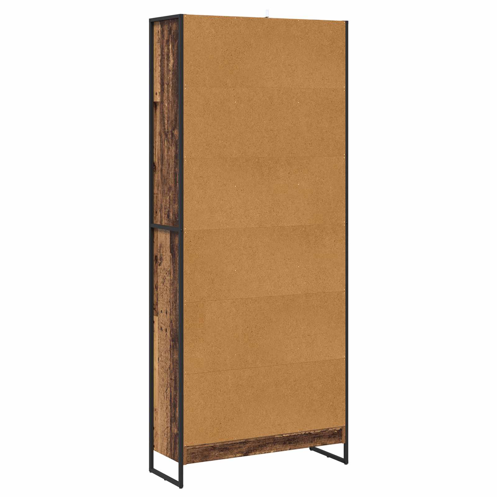 Ormarić za knjige 2 pcs Staro drvo 80 x 30 x 189,5 cm