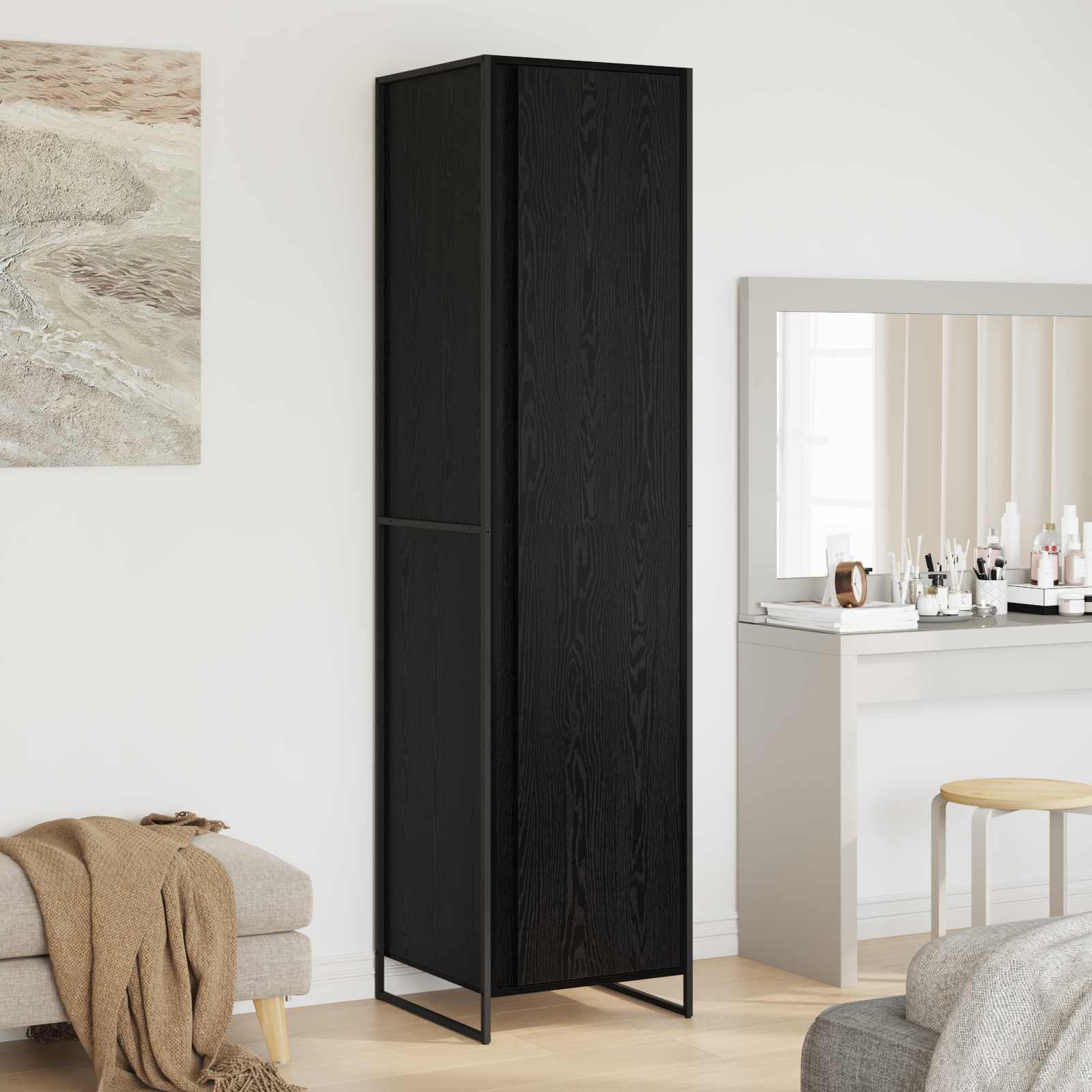 Ormar s pohranom Crni hrast 50 x 50 x 200 cm Konstruirano drvo